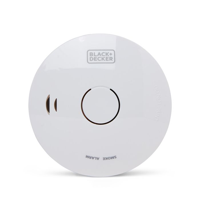 Battery-Powered Smoke Alarm with 10-Year Battery Included