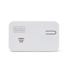 10 Year Battery Life CO Alarm with Built-In Lithium Battery. Easy-Install Carbon Monoxide Detector, Portable, White