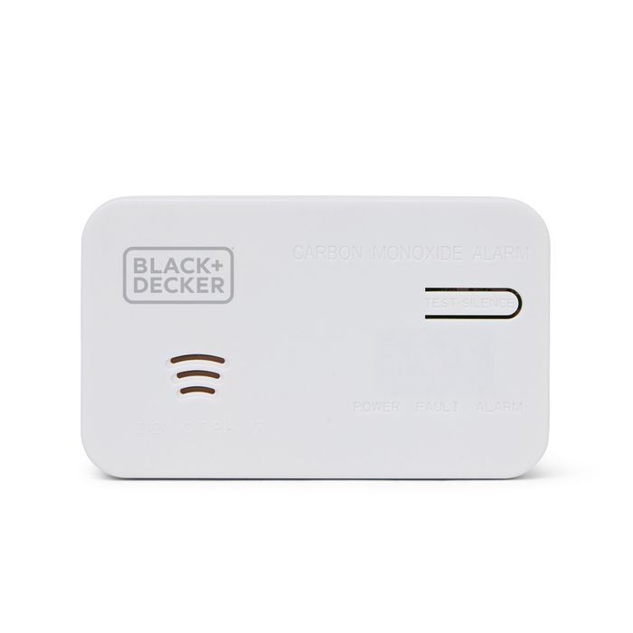 10 Year Battery Life CO Alarm with Built-In Lithium Battery. Easy-Install Carbon Monoxide Detector, Portable, White