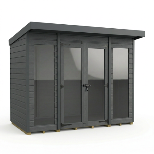 Composite Pent Full Height Summer House
