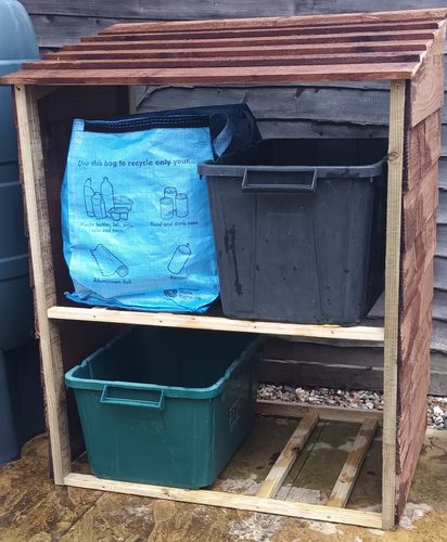 2 x 2 Four Bin Recycling Box Store