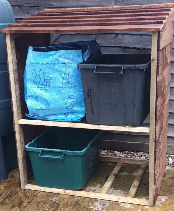 2 x 2 Four Bin Recycling Box Store