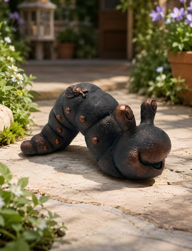 Cute Caterpillar Garden Ornament