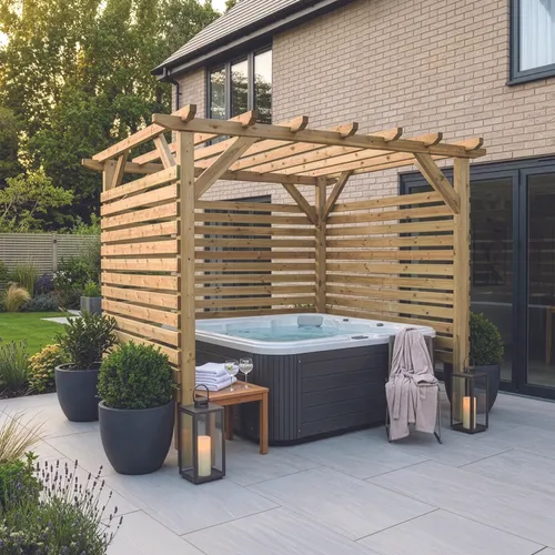 Ascot Pergola with 3 Panels