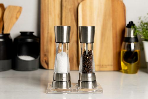 Stainless Steel Derwent Salt & Pepper Mill Set