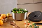 Easy Spin Salad Spinner Stainless Steel