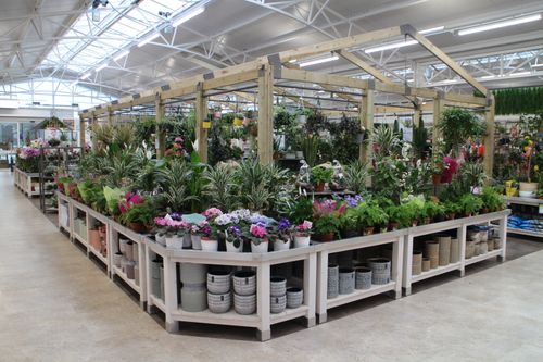 Houseplant Retail Displays by Stagecraft Display Ltd - The Garden Centre Retail Display Specialists