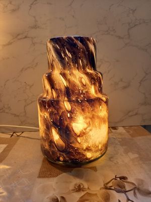 Torch vase table lamp