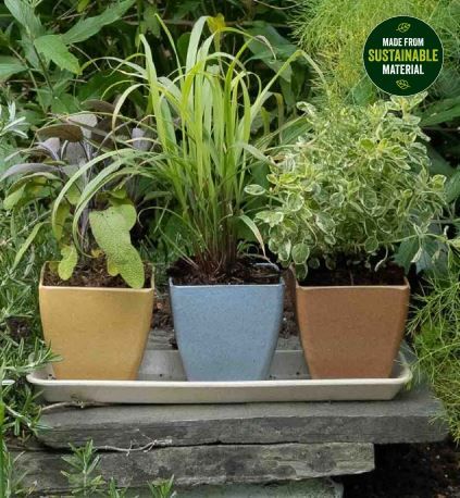 Earth Pots Windowsill set