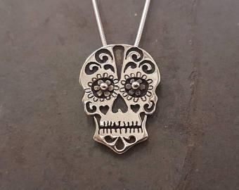 sugar skull jewellery