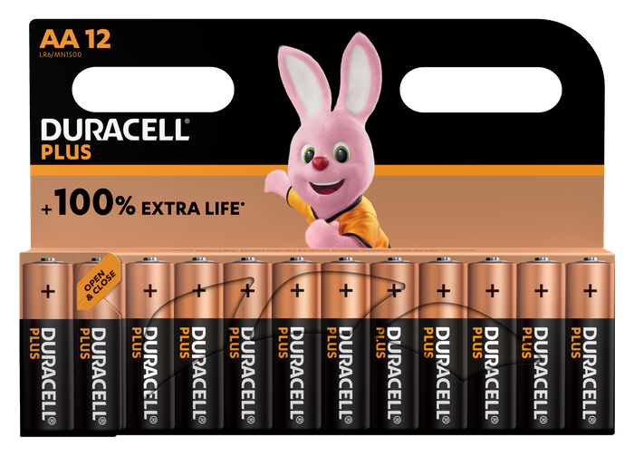 Full range of Duracell batteries