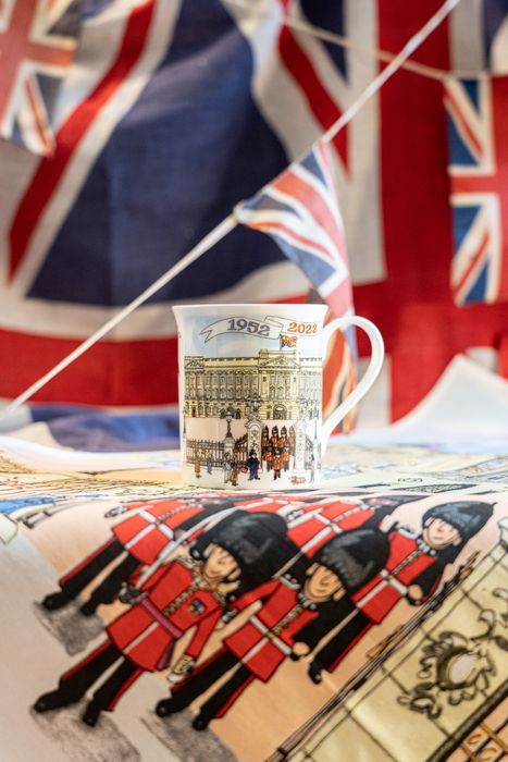 The Queen's Platinum Jubilee Limited Edition Mug by Alison Gardiner
