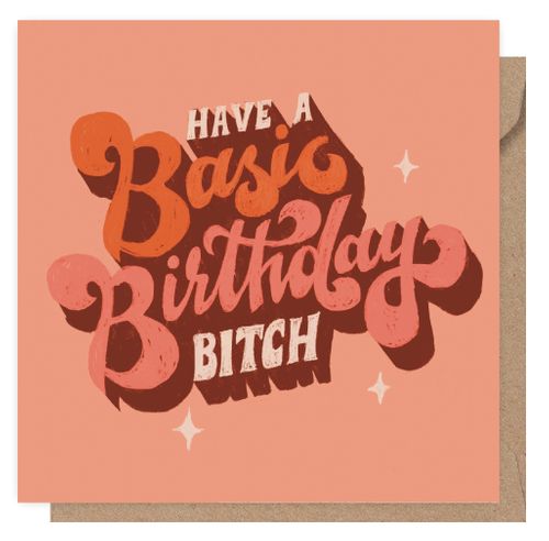 Basic Birthday Greetings Card