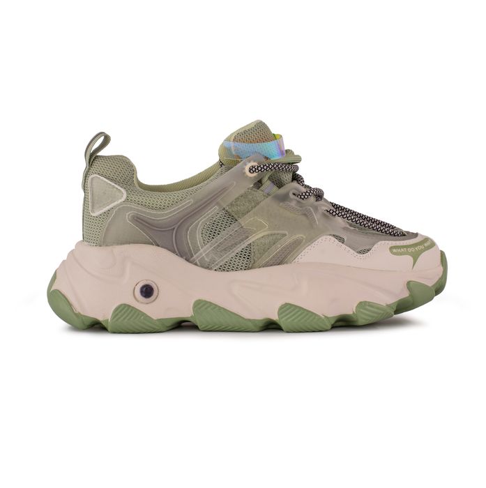 K'DDO Pale Green Chunky Sole Trainer