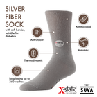 Soft border socks for diabetics (antibacterial)