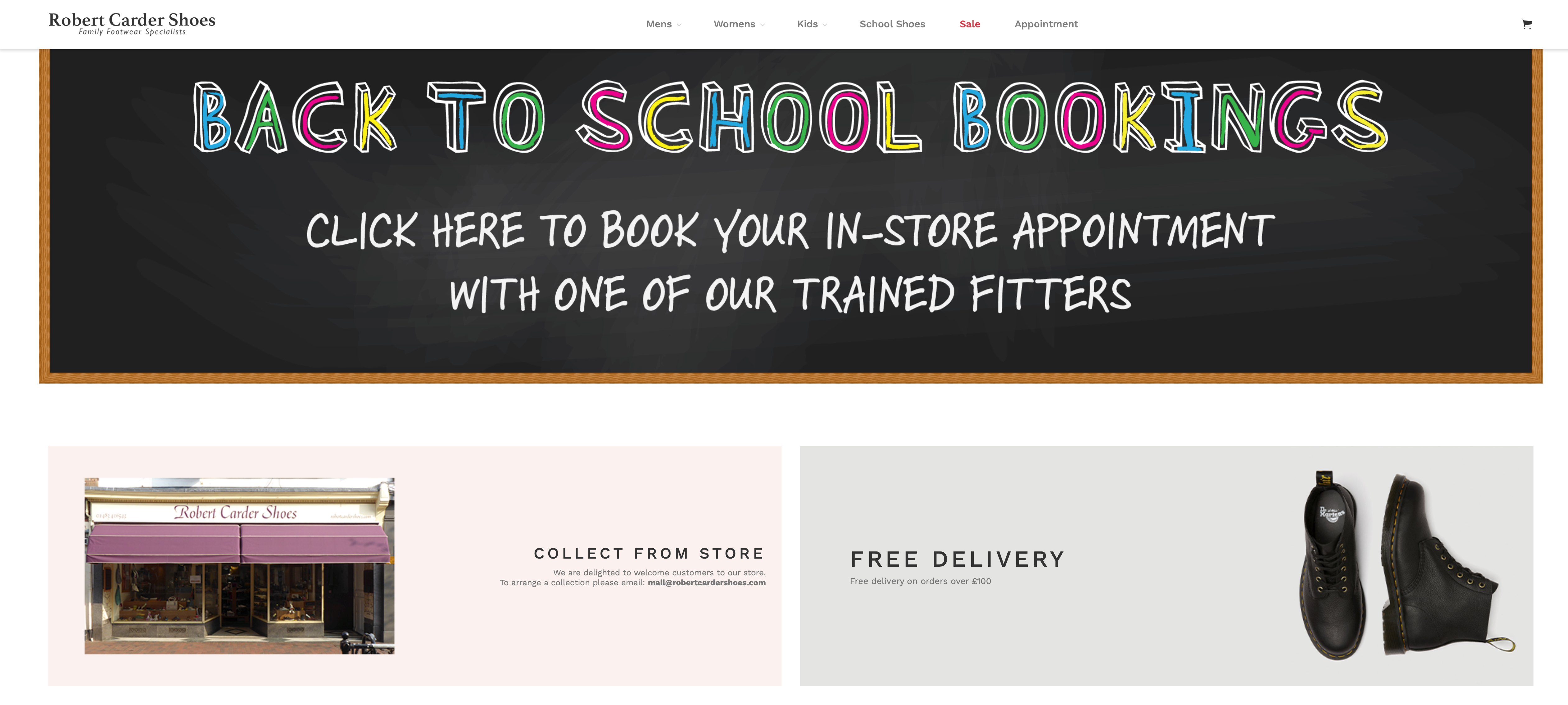 modular commerce back to school footwear