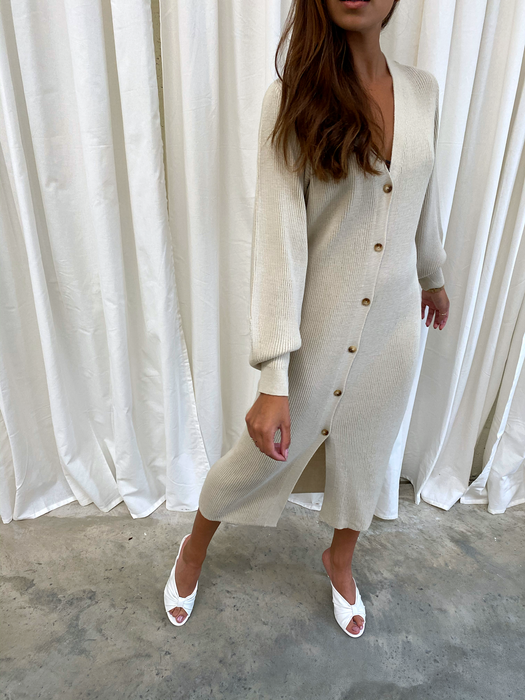 peony maxi cardigan