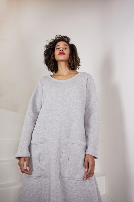 boyfriend sweater dress