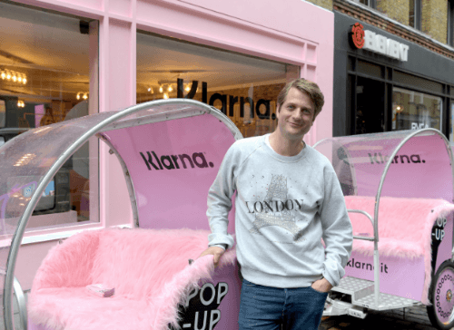 Klarna Pink Pop Up Store Rickshaw