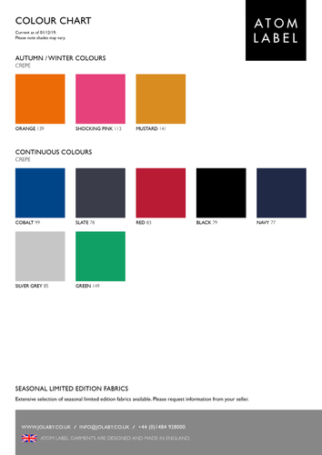 Colour Chart
