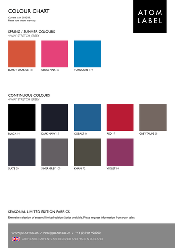 Colour Chart