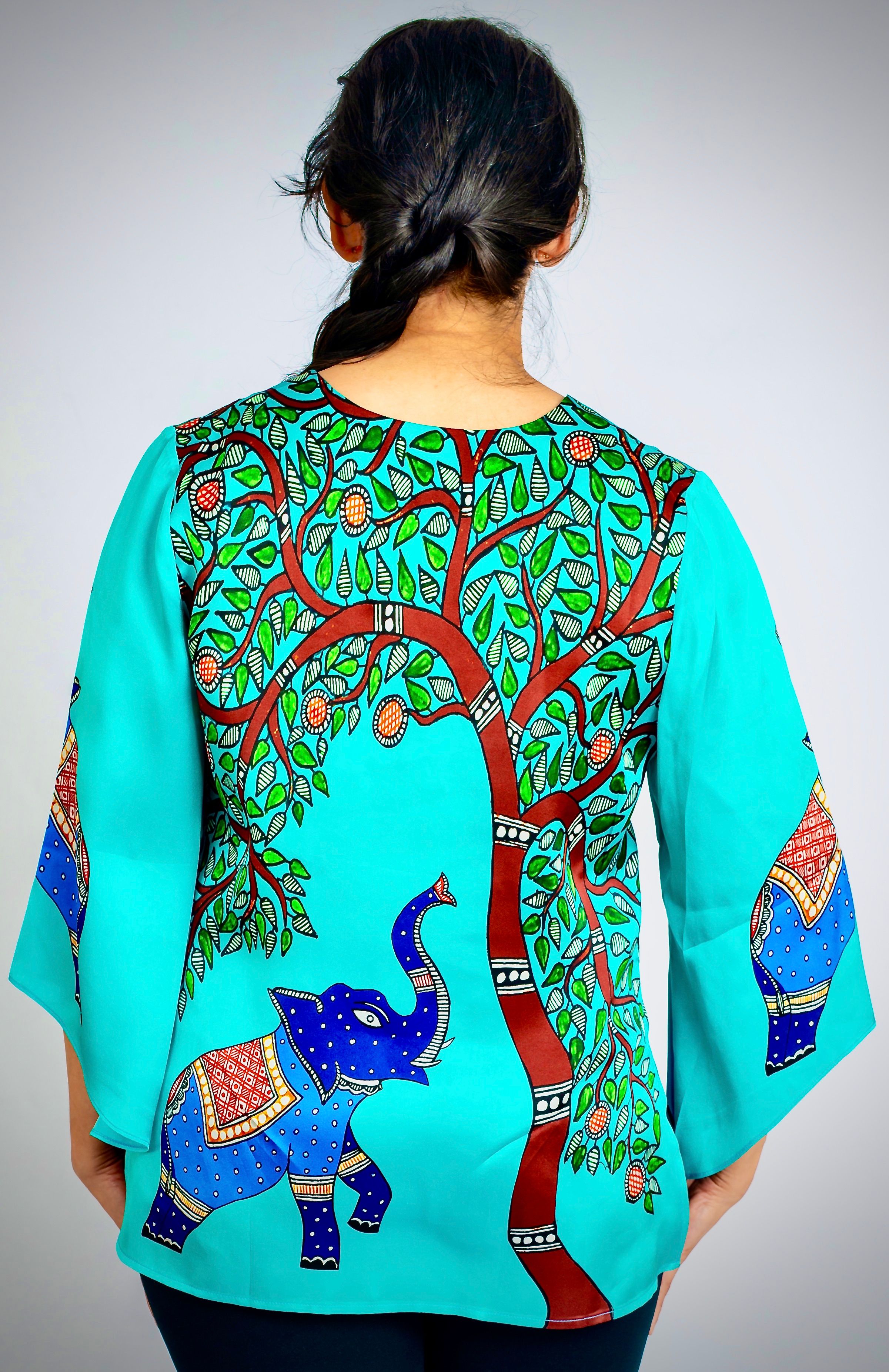 Naytra Couture's Bhramati Tunic - Shanti Print