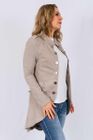 Adatto Cotton Stretch Long Line Military jacket
