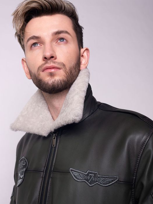 AVIATOR Leather Jacket