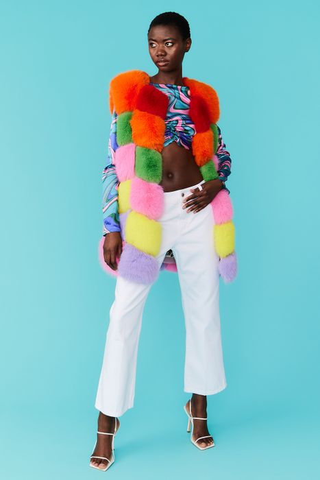 Hand Cut Faux Fur Rainbow Collection
