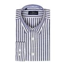 Blue&White Stripes Linen Shirt