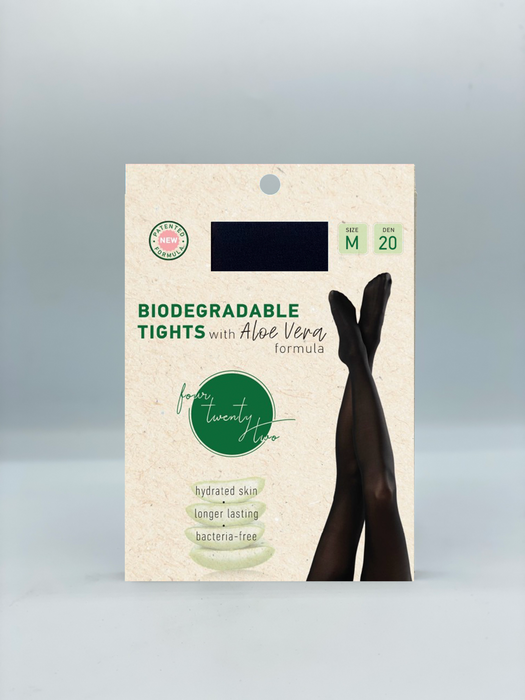 Biodegradable tights with Aloe vera extract