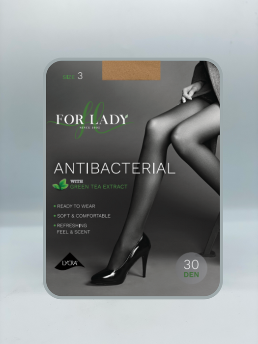Antibacterial tights with green tea extract