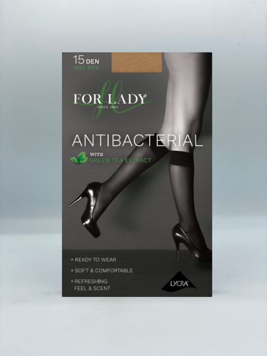 Antibacterial tights with green tea extract