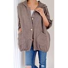 Linen Hooded Jacket