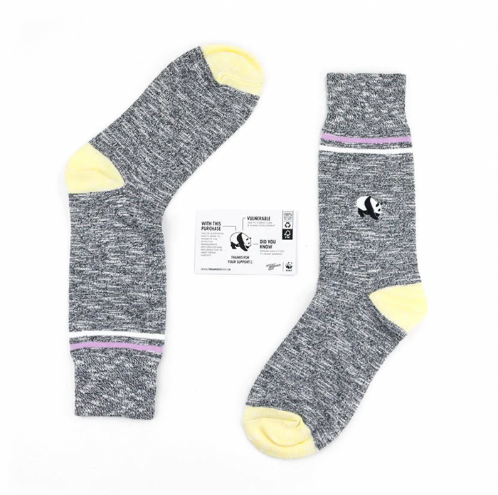Giant Panda Speckled Sock