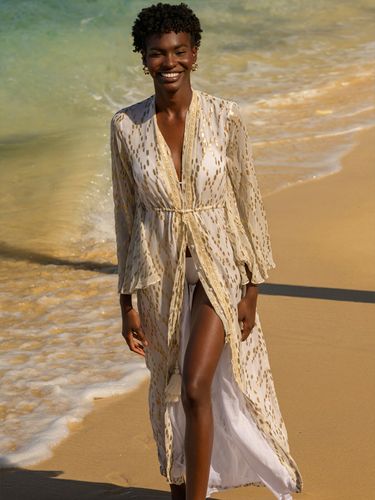 Bora Bora Gold Glow Kimono Dress