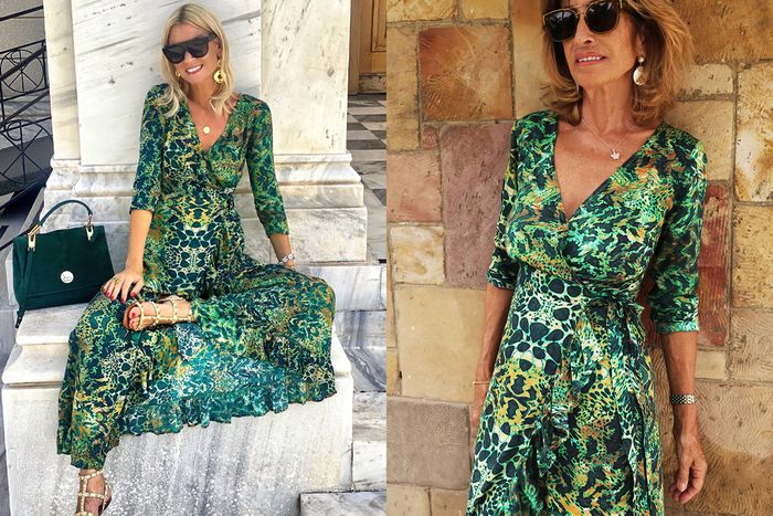 Ruffle Wrap Dress