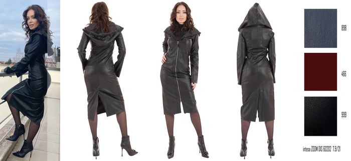 SLIM FIT LEATHER DRESS/JACKET