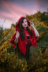 Red Riding Hood Short Cape