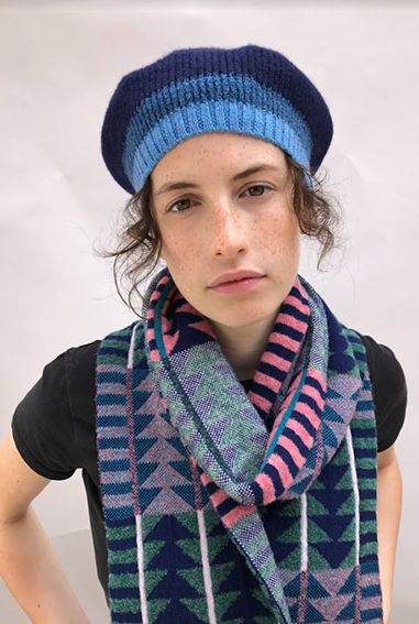 Geometric scarf