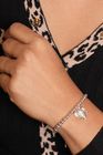 Bibi Bijoux Silver Frosted Murano Ball Bracelet