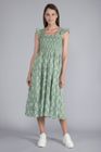 Block Printed Smocked Dress