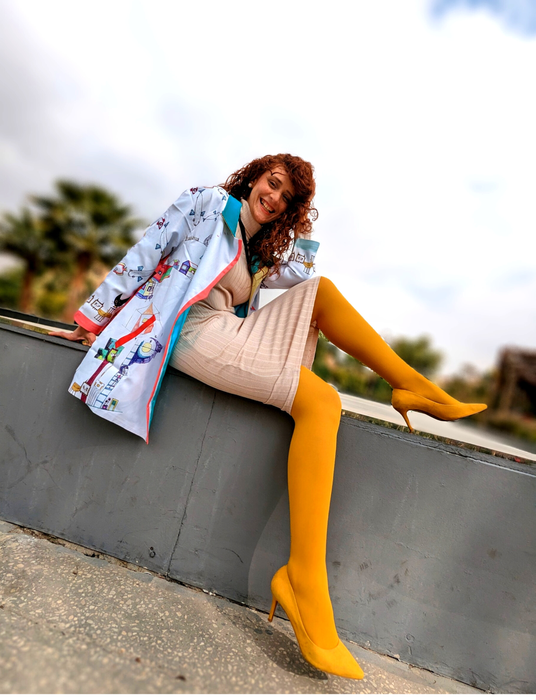 Lion & giraffe coat