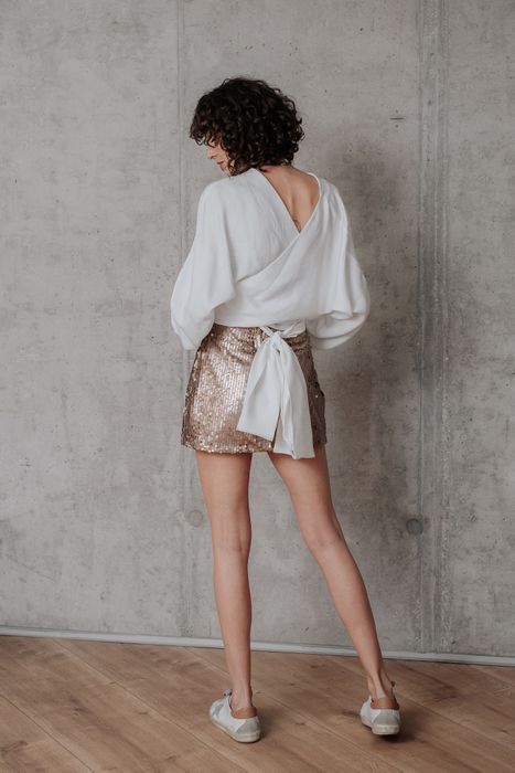 Alexa shirt & Sparkle skirt
