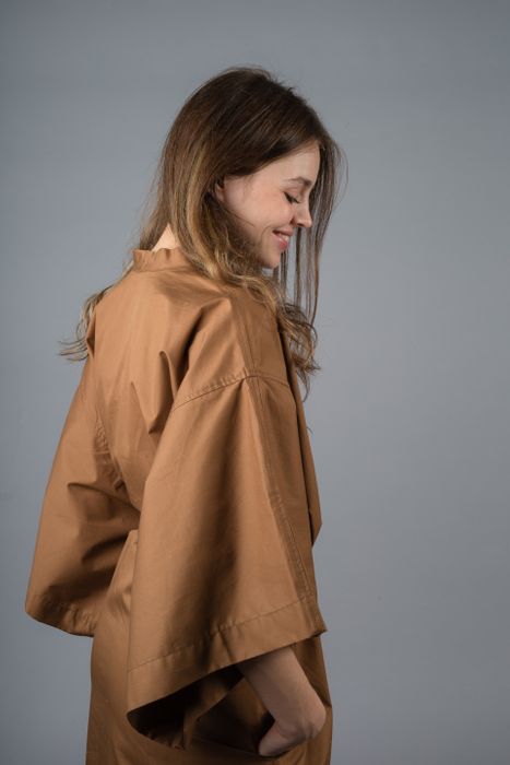 Meraki Kimono long Chocolate