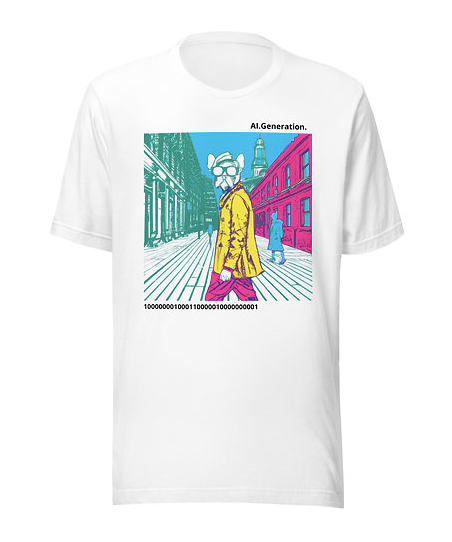 Unisex t-shirt (AI.Generation-Fashionist Cats5)