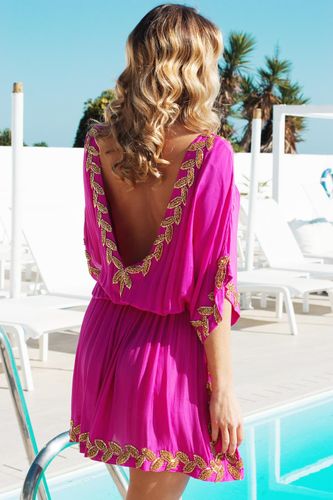 Hand Beaded Silk Kaftans