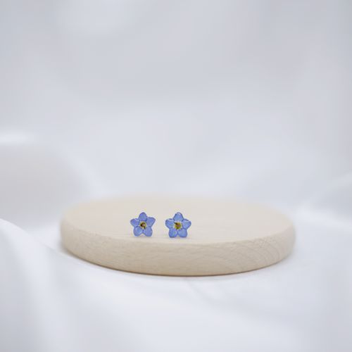 Forget Me Not Sterling Silver Studs