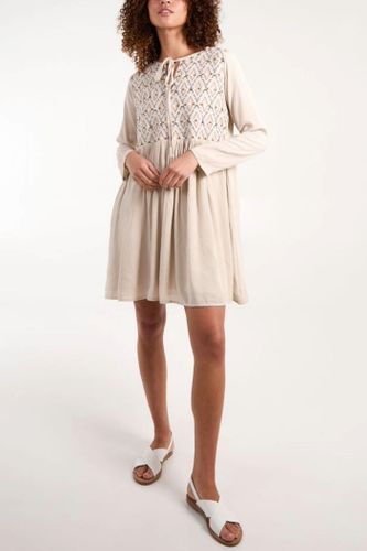 NL245900 - EMBROIDERED TUNIC DRESS