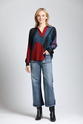 Cropped Wide Leg Pant With Patch Pockets